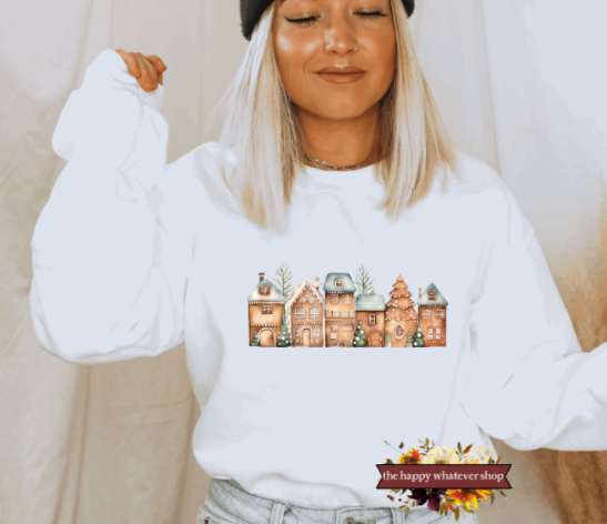 Village Christmas sweatshirt