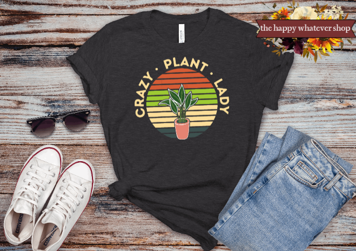 Crazy Plant Lady Tee Shirt