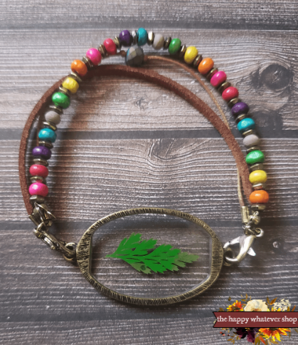 Leaf Rainbow Bracelet