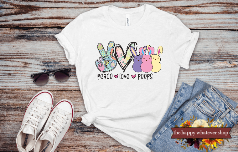 Peace Love Peeps Tee Shirt