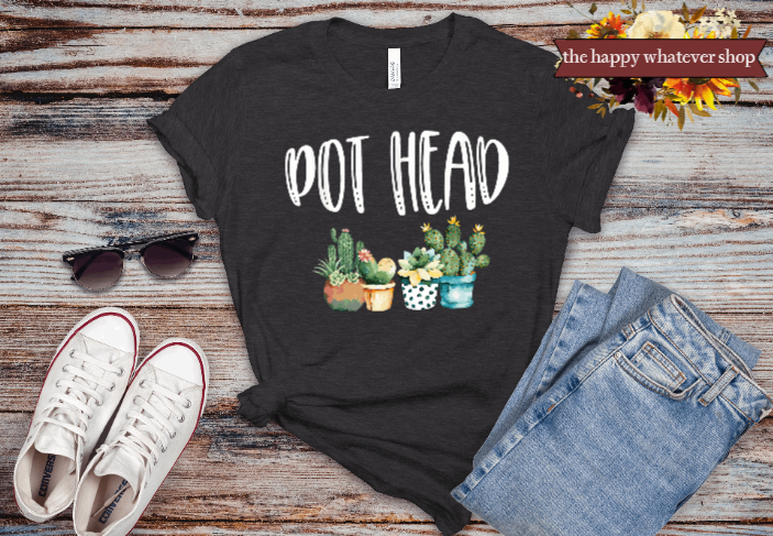 Pot head bella canvas Tee Shirt