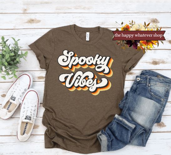 Spooky vibes tee shirt